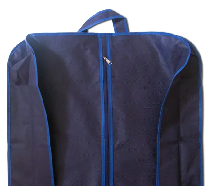 Чехол объемной для верхней одежды с ручками 60*150*15 см - Цвет синий