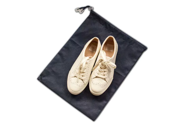 Мешок-пыльник для обуви с затяжкой - Цвет синий